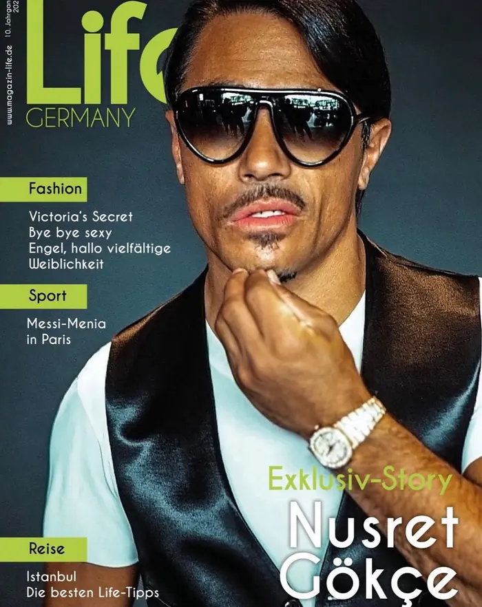 Nusret Gökçe auf dem Cover von Life